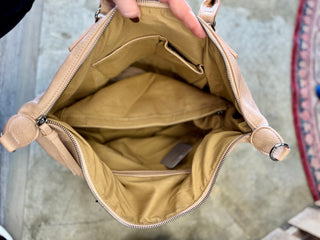 Indy Rustic Dual Handle Tote w/ Strap