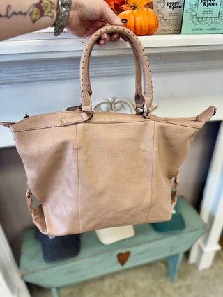 Indy Rustic Dual Handle Tote w/ Strap