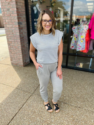 Stone Taupe Butter Soft Joggers