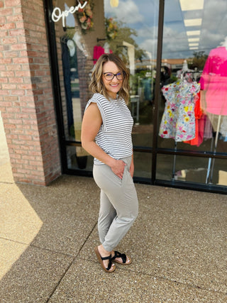 Stone Taupe Butter Soft Joggers