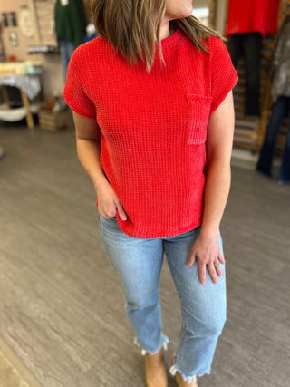 Ruby Chenille Chic Sweater Top