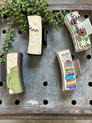 Handmade Hair Claw Clip - Large