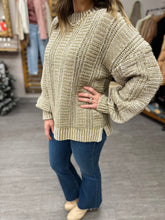 Load image into Gallery viewer, Olive Mix Cozy Knit Sweater