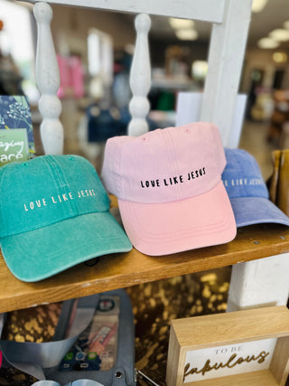 Love Like Jesus Embroidered Baseball Cap