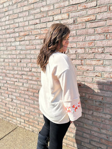 Floral Love Oversized Top