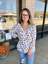 Load image into Gallery viewer, Leopard Print Blouse