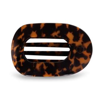 Round Flat Hair Clip | Large | Tortoise