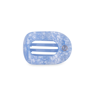 Flat Round Hair Clip | Small | Blue Lagoon