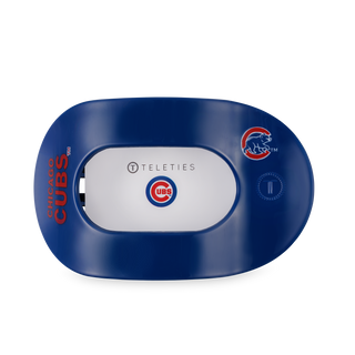 Flat Round Hair Clip | Large | Chicago Cubs