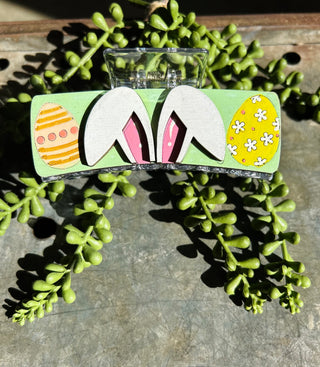Easter Handmade Hair Claw Clip - Large