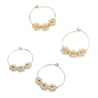 Daisy In Silver Earrings