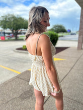 Load image into Gallery viewer, Lace Floral Flare Romper