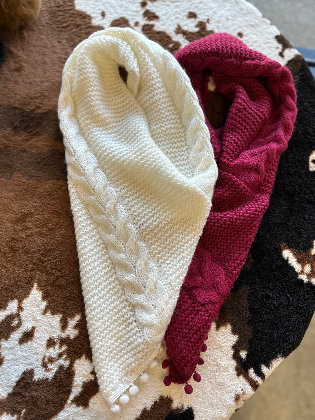 Pom Infinity Scarf