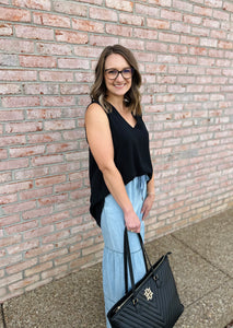 Black Oversized Tank