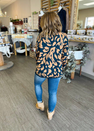 The Teal Ember Luxe Sweater