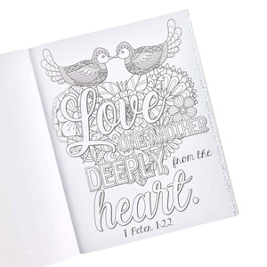 Where Love Blooms Coloring Book