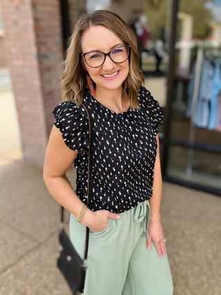 Midnight Wonder Print Blouse