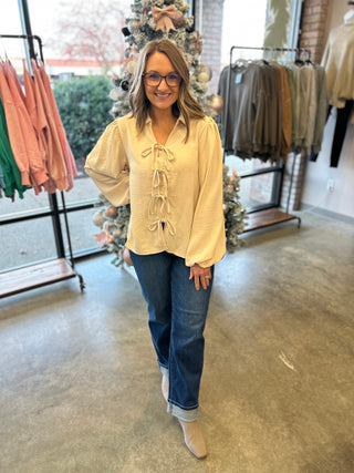 Soft Solstice Tied Top