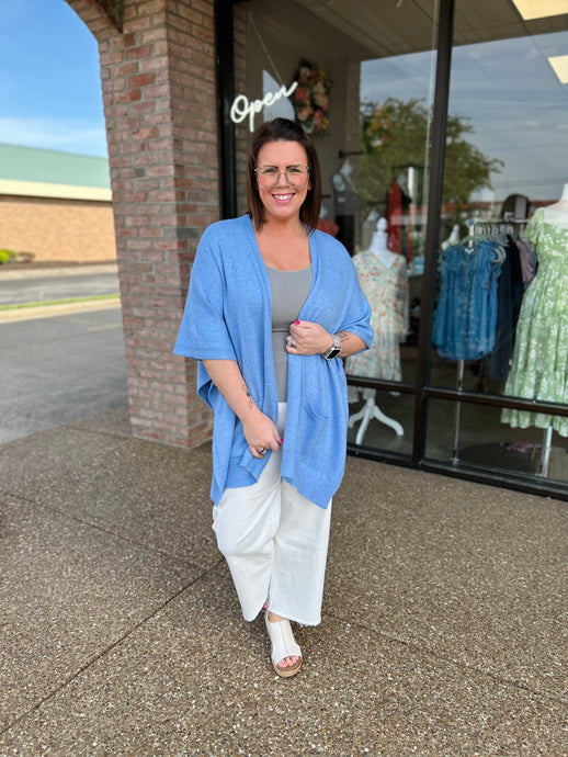 Whispering Blue Cardigan