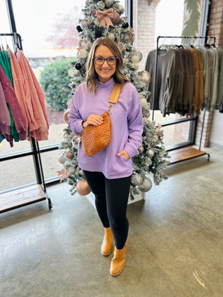 Lilac Luxe Textured Top