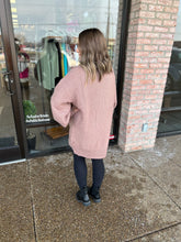 Load image into Gallery viewer, Mocha Knitted Cardigan