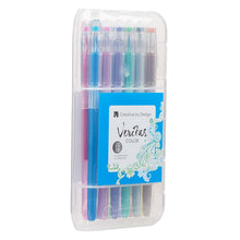 Load image into Gallery viewer, Gel Pen Set 12pc Metallic/Glitter