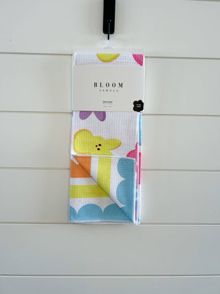 Easter Stripes Kitchen Towel