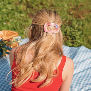 Flat Round Hair Clip | Medium | Blueberry Farms
