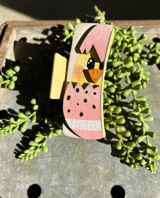 Easter Handmade Hair Claw Clip - Large