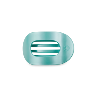 Round Flat Hair Clip | Small | Totally Turquoise