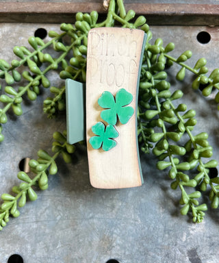 St. Patty's Handmade Hair Claw Clip - Large