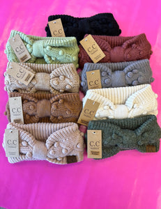 Bobble Knit C.C Head Wrap