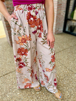 Autumn Bloom Wide Leg Pant