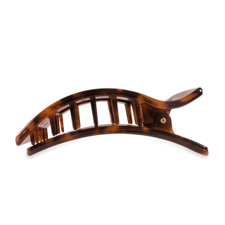 Flat Rectangle Hair Clip | Large | Tortoise