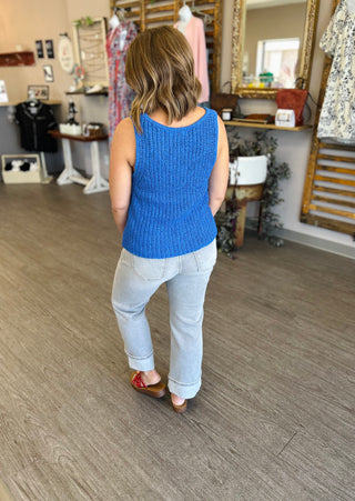Sapphire Luxe Knit Tank