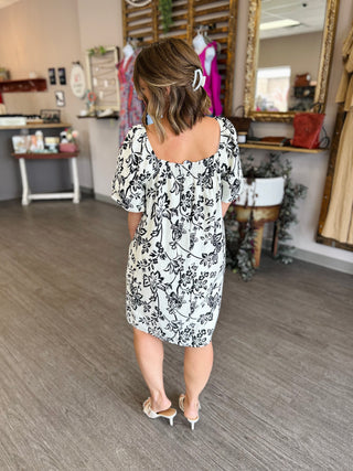 Bloom Babe Puff Sleeve Dress
