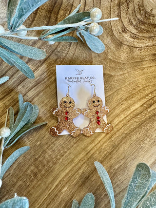 Gingerbread Sparkle Earrings