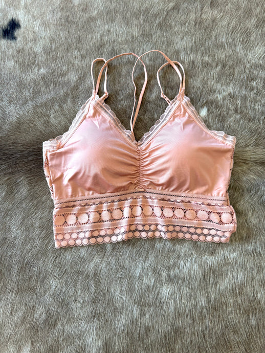 Lt Terracotta Emmy Silk Bralette