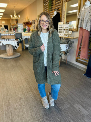 Forever Cozy Olive Cardigan