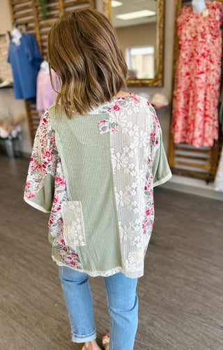 Sage Willow Bloom Top