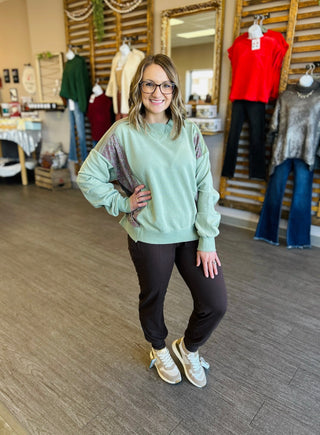 Patchwork Petals Pullover