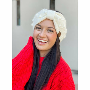 Bobble Knit C.C Head Wrap