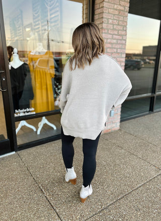 Easy Days Sweater in Taupe