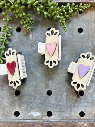 VDAY Handmade Hair Claw Clip - Small