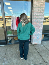 Load image into Gallery viewer, Evergreen Smooth Zipper Pullover