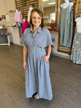 Timeless Line Maxi Dress