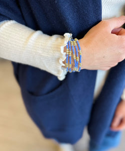 Blue Skies Bracelet Stack