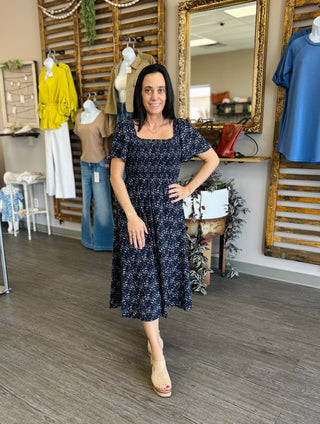 Moonlit Meadow Midi Dress