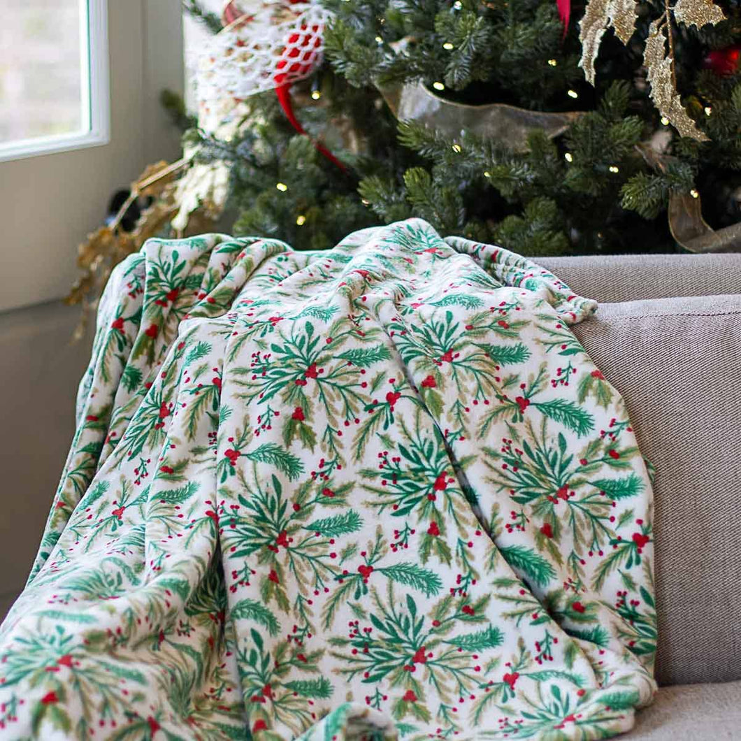 Holly Jolly Cozy Throw