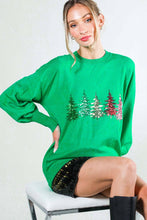 Load image into Gallery viewer, Sequin Christmas Tree Soft Knit Sweater